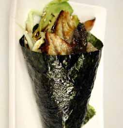 Eel Cucumber Hand Roll