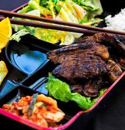 Korean BBQ Galbi Bento